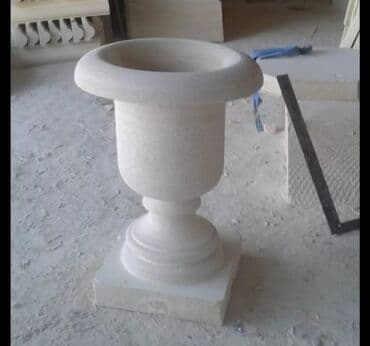 həyət üçün daşlar: Dekorativ daş güldanlar bağçalar, parklar, həyət sahələri və ya digər — 8