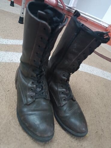 qadın çəkmə: Uzunboğaz, Derimod, Ölçü: 36, rəng - Qəhvəyi, İşlənmiş — 2