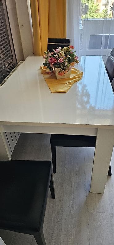 stulla: Qonaq otağı üçün, İşlənmiş, Açılan, 4 stul — 1