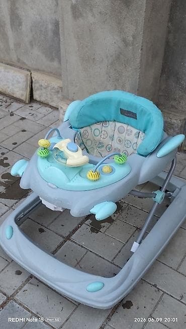 tibbi unitaz: Uşaq gəzdiricisi (yalpız-mavi/boz) - Brend: Mamalove (oturacaq — 3