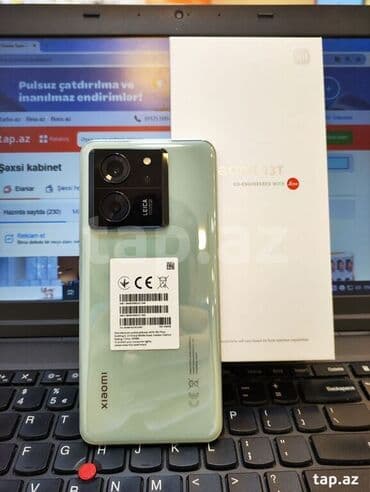 xiaomi not 8 pro qiymeti: Xiaomi 13T Pro, 512 GB, rəng - Mavi, 
 Barmaq izi, Simsiz şarj, İki sim kartlı — 1