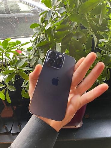 14 pro ikinci el: IPhone 14 Pro, 256 GB, Black Titanium, Simsiz şarj, Face ID — 6