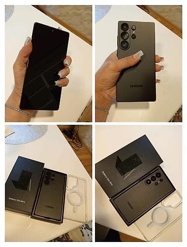 Samsung Galaxy S23 Ultra, 128 GB, rəng - Qara, İki sim kartlı