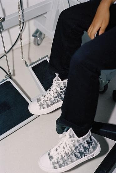 krosofka: ITALIYA istehsali original Dior B23 High-Top krossovkasi satilir — 4