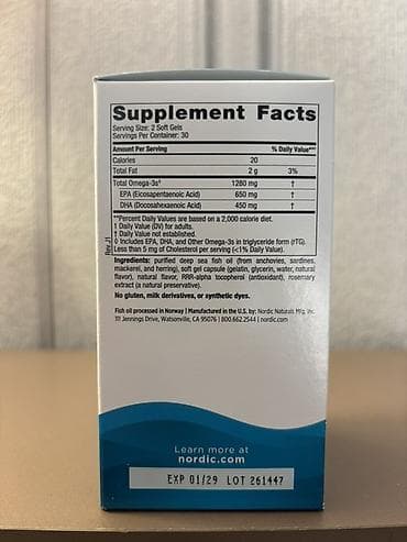 Nordic Naturals Ultimate Omega – balıq yağı əlavəsi - Tərkib: hər 2 — 2