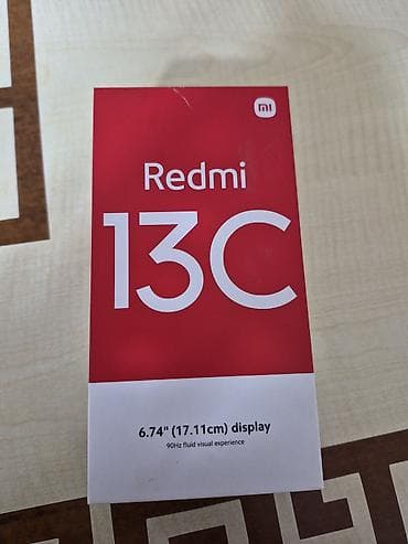 dubay telfonlar: Redmi 13C, 128 GB, rəng - Mavi, Zəmanət — 1