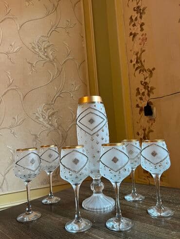 Süfrə qab-qacaqı: Qədəhlər, 6 ədədli dəst — 3