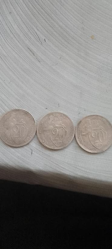 Sovet dövrünə aid 20 qəpik (20 копеек) sikkələri dəsti - İl