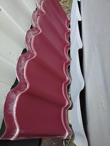 Çerepitsa: Metal dam örtükləri, rəng - Bordo — 1