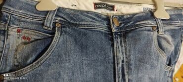 cins şalvar modelleri 2023: Cinslər, ONLY, L, rəng - Göy — 3