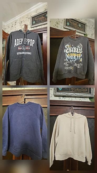 alt paltarları: 4 eded Kapüşonlu və sweatshirt dəsti birlikde 14 man. elmler — 1