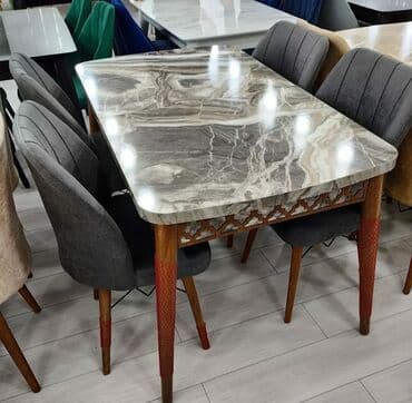 mətbəxt stol stulu: Mətbəx üçün, Yeni, Açılan, Dördbucaq masa, 4 stul — 2