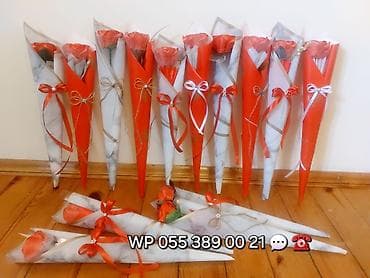 lent güller: Tək ədədli gül 3 azn. Dekorativ qırmızı güllərdən ibarət kompozisiya – — 9