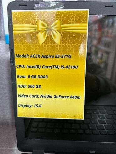 Skanerlər: İşlənmiş Acer Aspire, 15.6 ", Intel Core i5, 512 GB — 2