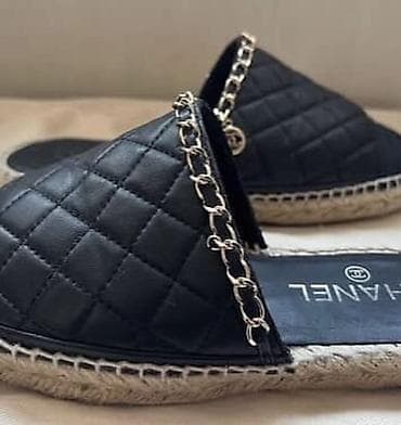 Tərliklər: Orginal Chanel 39 Chanel qadın slip-on espadril terlik - Rəng — 3