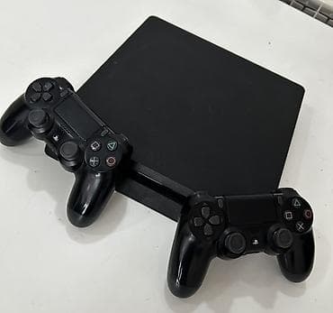 Sony PlayStation 4 Slim + 2 ədəd DualShock 4 pultu Şəxsi istifadəmdə