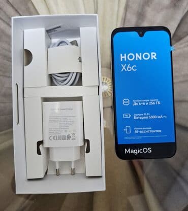 телефон fly nimbus 9: Honor X6c, 256 GB, rəng - Ağ, İki sim kartlı — 2