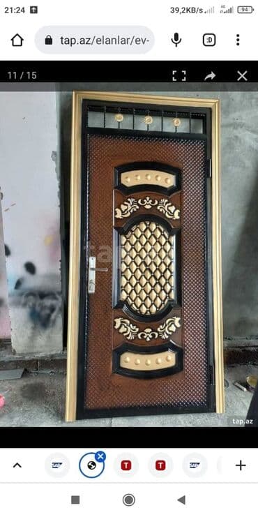 двери межкомнатные баку: 140 azn dən başlayan demir qapılar tək satılan qapılar 160 azn — 16