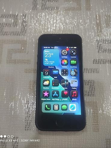 iphone dubay: IPhone 5s, 16 GB, Qara, Barmaq izi — 3