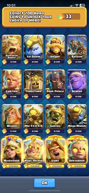 Clash Royale hesabı - Kral Səviyyəsi: 16 (Max Level) - Kral nişanı — 2