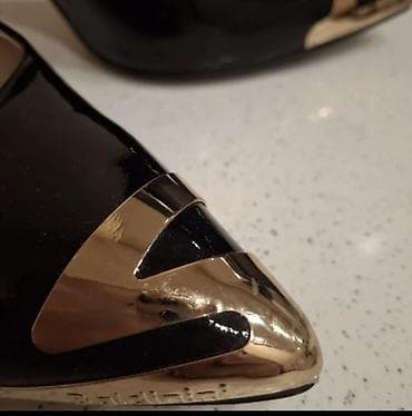 tebii mirvari muncuq: Tuflilər, Ölçü: 36.5, rəng - Qara, Yeni — 6