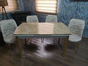 yigilib acilan stollar: Mətbəx üçün, Yeni, Açılan, Dördbucaq masa, 4 stul — 20