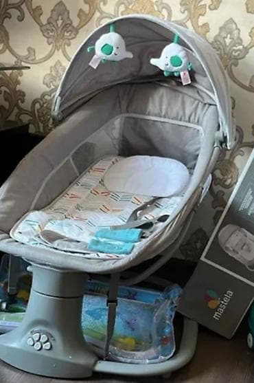 Beşiklər: Oğlan və qız üçün, Dördbucaq, Beşik, Dəstsiz, Matras ilə, Yellənmə mexanizm ilə — 1