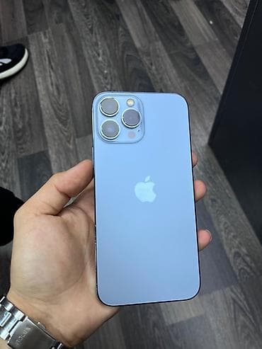 IPhone 13 Pro Max, 256 GB, Sierra Blue, Zəmanət, Kredit, Face ID
