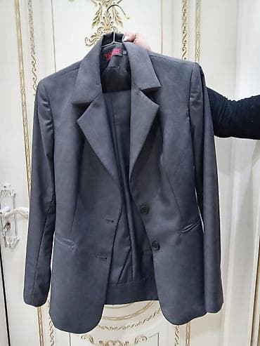 boz pencek: Kişi kostyumu – tünd boz rəngdə iki hissəli dəst - Brend: TIGON — 1