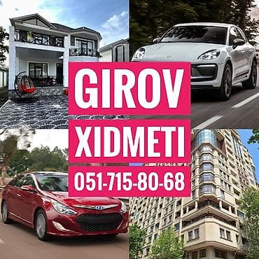 Girov Xidmeti. Kredit Xidmeti. Dasinmaz Emlaklarinizin ve