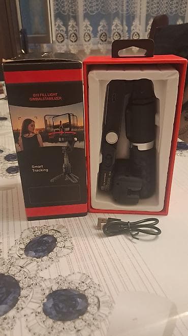 tap az iphone 13 pro max: Q18 Fill Light Gimbal Stabilizer – smart izləmə funksiyalı — 6