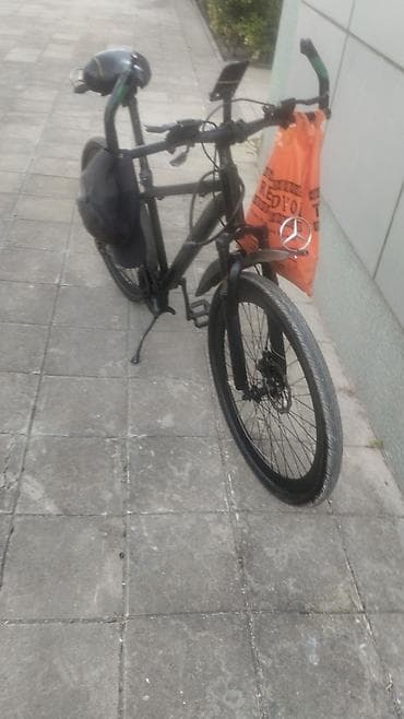 velosiped satisi: Şəhər tipli velosiped – qara rəng - Alüminium gövdə, yüngül və möhkəm — 2