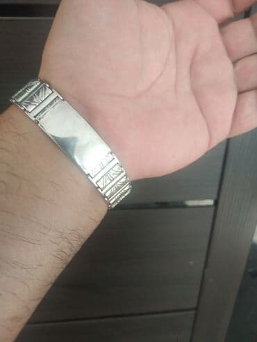 usaq ucun qizil qolbaqlar: Bilərzik, Swarovski, Gümüş, 958 Əyar, 70 g, Ünvandan götürmə — 2