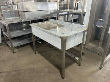 restoran ucun qab qacaq: Tek Gozlu Moyka İstənilən ölçü və model sifarişi mümkündür skaf — 3