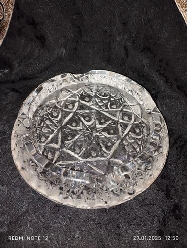 набор для ремонта лобового стекла: Хрустальная пепельница — 1