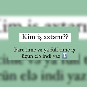 Marketoloq tələb olunur, 18-29 yaş, 1 ildən az təcrübə