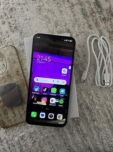 elektrik motoru satışı: Tecno Spark Go, 128 GB, rəng - Mavi, Barmaq izi, Face ID — 1