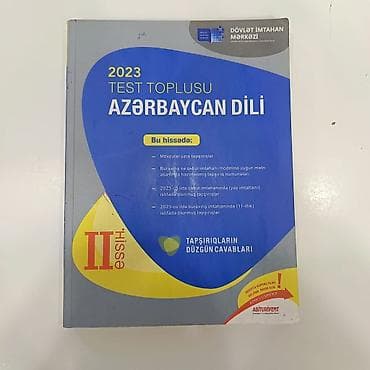 Testlər: Azərbaycan dili Testlər 11-ci sinif, DİM, 2-ci hissə, 2023 il — 1
