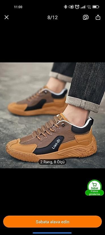 boş şalvarlar: Kişi krossovkası – Lian-Di brendi - Dizayn: şık streetwear üslubunda — 2