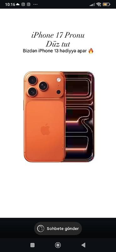 ipad mini 3: IPhone 17 Pro, Narıncı, Face ID — 1