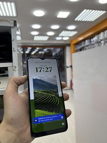 aux kondisioner satisi: Honor X6, rəng - Göy, Barmaq izi — 2