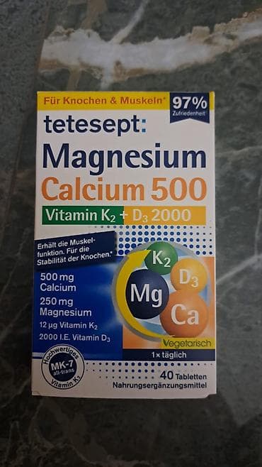 multivita ampula: Bir paketdə müxtəlif qida əlavələri: 1) Taxofit Magnesium 400 + — 2