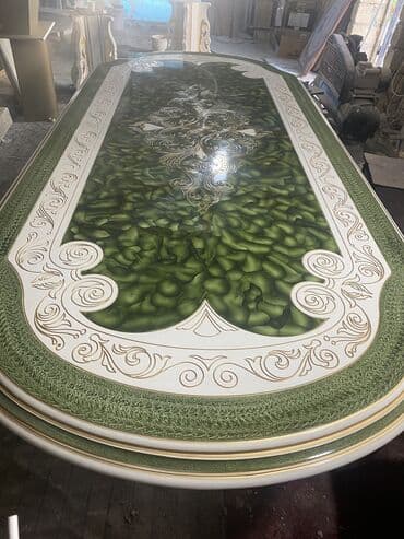 бильярдный стол купить в оше: Qonaq masası, Yeni, Açılmayan, MDF, Oval masa — 3