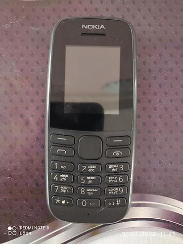 galaxy a 10: Nokia 105 4G, rəng - Qara, İki sim kartlı — 1