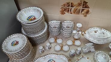 versace servis: Nahar dəsti, Keramika, 12 nəfərlik, Yaponiya — 1