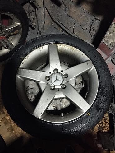 w210 disk teker: Mercedes-Benz orijinal yüngül lehimli disk dəsti (5 barmaq, ulduz — 1