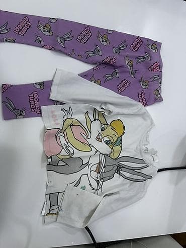 bagi şalvarlar: Uşaq geyim dəsti – Looney Tunes temalı - Dəst: uzunqol köynək + — 1