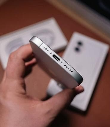 ayfon 16 e: IPhone 16, 128 GB, Ağ, Zəmanət, Simsiz şarj, Face ID — 2