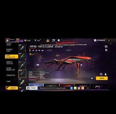 dim listening 1: Free Fire oyun içi hesabında nadir silah dəri kolleksiyası Paketə — 4