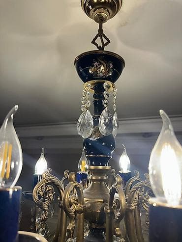 keramik: Çılçıraq, 8 lampa — 6